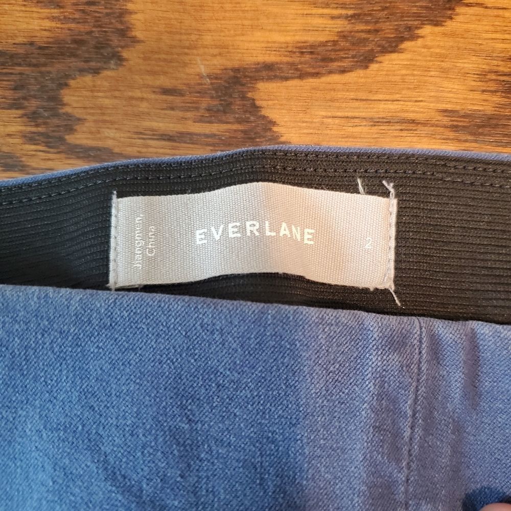 Everlane light blue side zip stretch work pants - Picture 4 of 6